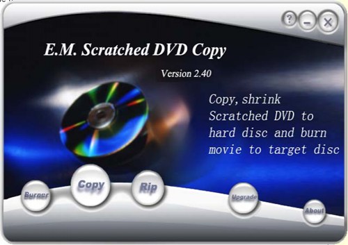 DVD复制工具 E.M. Scratched DVD Copy_【光驱工具DVD复制工具】(5.3M)