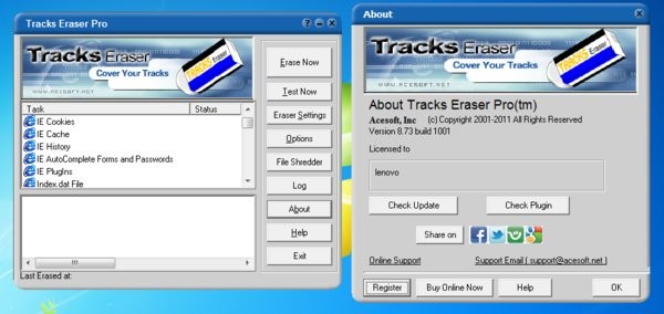个人隐私清除工具 Tracks Eraser_【安全软件隐私保护】(2.3M)