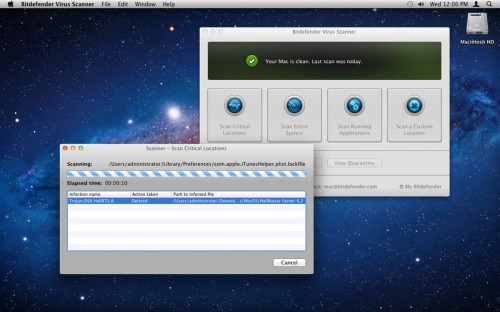 BitDefender Virus Scanner for Mac_【安全软件MAC,安全】(117.5M)