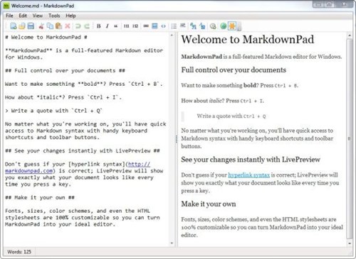 MarkdownPad 文本转换HTML/XHTML_【文件改名文件格式转换】(196KB)