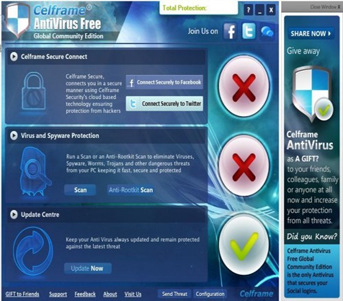 Celframe Free Antivirus 杀毒软件_【木马杀毒杀毒软件】(35.5M)