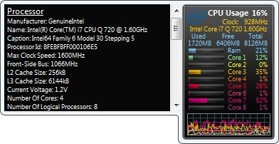 处理器状态  All CPU Meter_【CPU相关 cpu温度监控,Win7,Vista】(188KB)