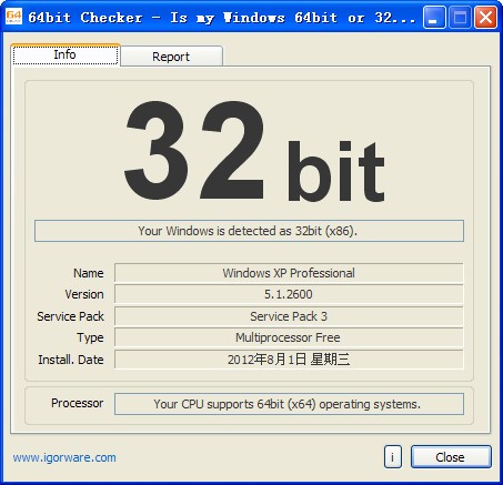 64bit Checker 检测windows系统_【系统评测windows系统,监测】(34KB)
