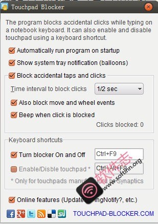 笔记本触摸板自动关闭工具 Touchpad Blocker_【键盘鼠标笔记本触摸板自动关闭工具 Touchpad Blocker】(419KB)