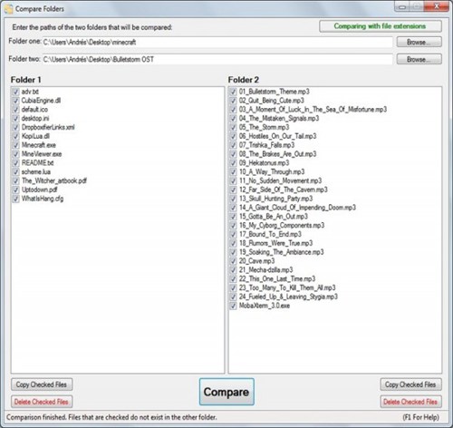 Compare Folders 文件夹比较_【文件管理文件夹比较,实用工具】(306KB)