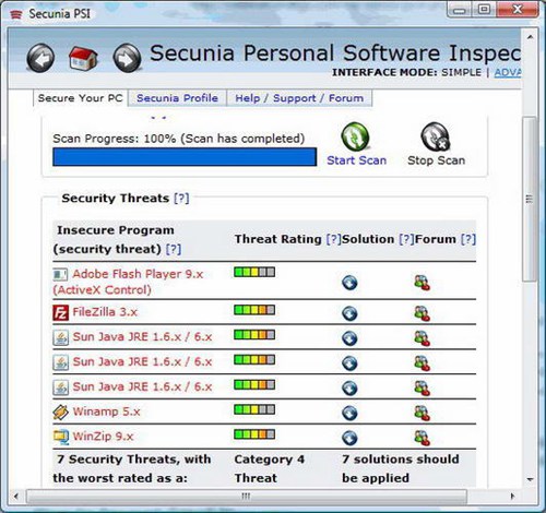 Secunia PSI 个人安全_【安全软件个人安全】(2.6M)