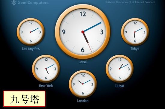 世界时钟 World Clock ScreenSaver_【时钟日历世界时间】(623KB)