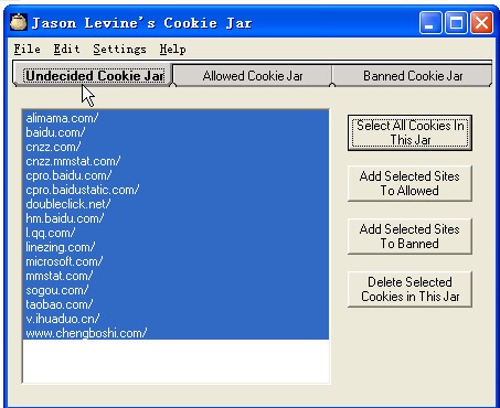 Cookies清除阻止工具Cookie Jar_【卸载清理 Cookies清除】(30KB)