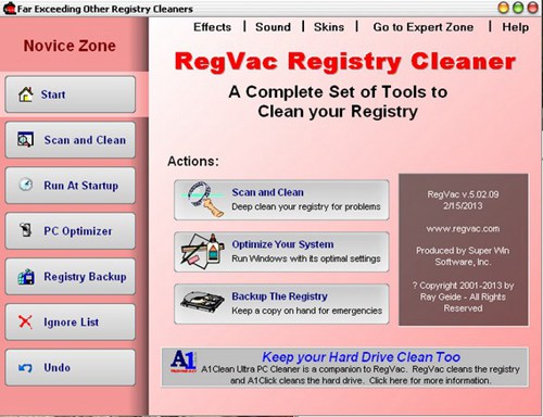 注册表清理工具RegVac Registry Cleaner_【系统优化注册表清理工具】(1.1M)