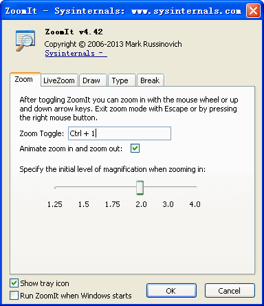 屏幕缩放工具(ZoomIt)_【桌面工具ZoomIt,桌面放大镜,】(293KB)