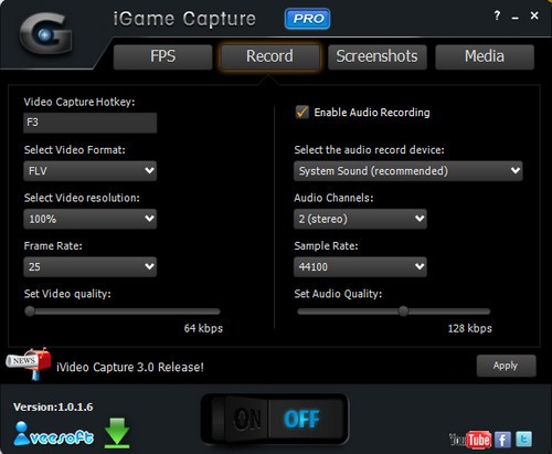 iGame Capture游戏录像和截图工具_【屏幕录像iGame Capture游戏录像和截图工具】(8.6M)