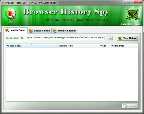 Browser History Spy浏览器历史查看器_【浏览辅助Browser History Spy】(2.0M)