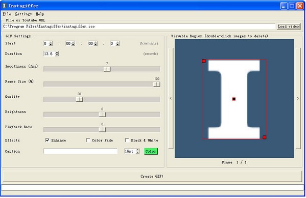 Instagiffer动画制作软件_【图像其他Instagiffer】(19.9M)