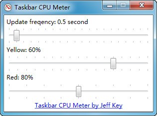 Taskbar Meters任务栏显示硬件情况_【系统增强Taskbar Meters】(326KB)